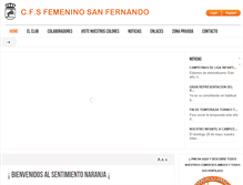 Tablet Screenshot of cfsfemeninosanfernando.com